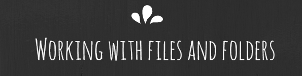 files and folders ruby